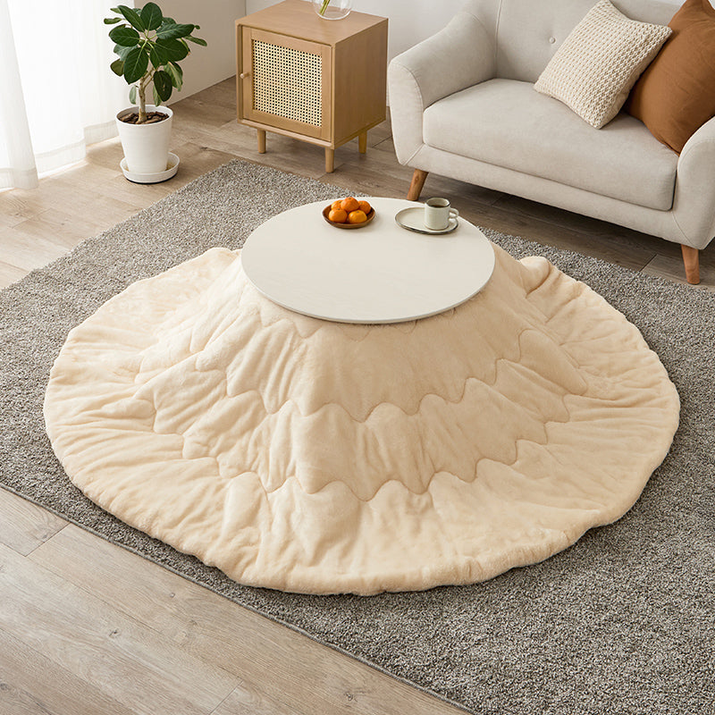 【新商品】[直径68][単品/セット] 折りたたみ円形こたつ Burana+Luna/moku moku/メレンゲ