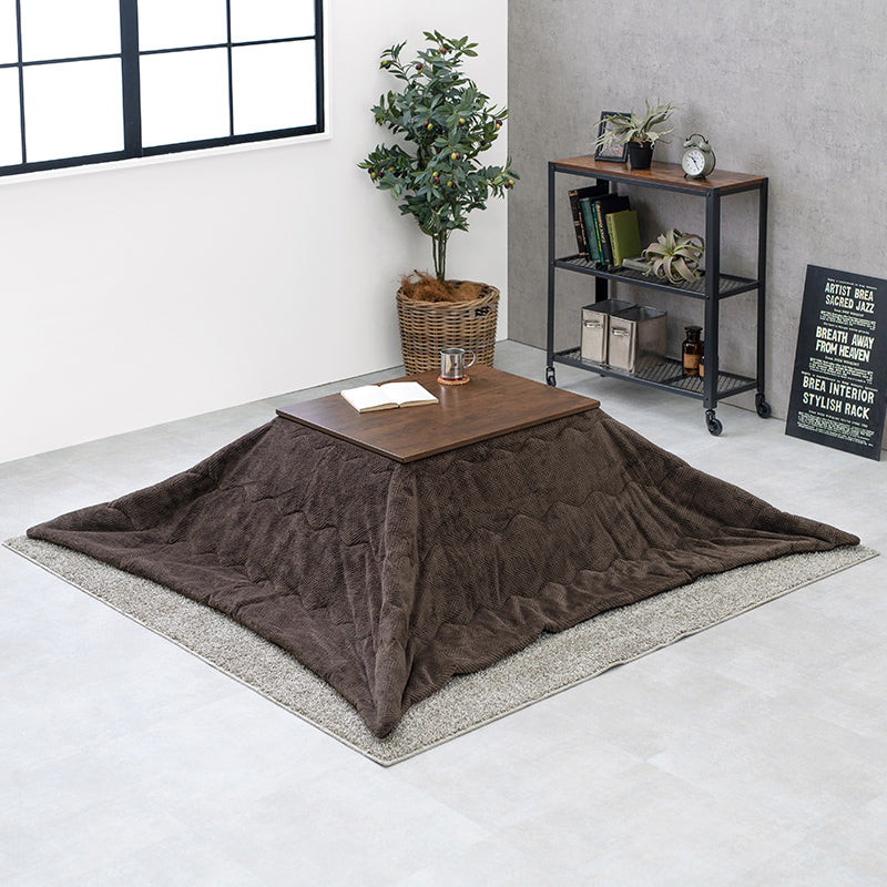 [幅75][単品/セット] 古木調こたつ 高さ2段階調節可能 Altena+Bique/Snow