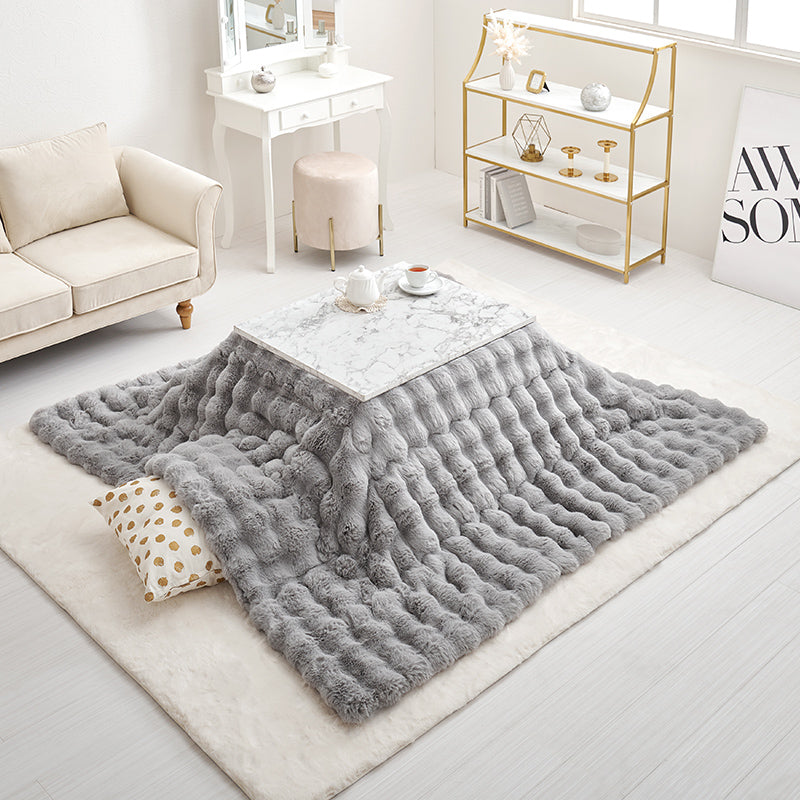 [幅75][単品/セット] 大理石柄こたつ 長方形 Arula+Luna/POKA/メレンゲ