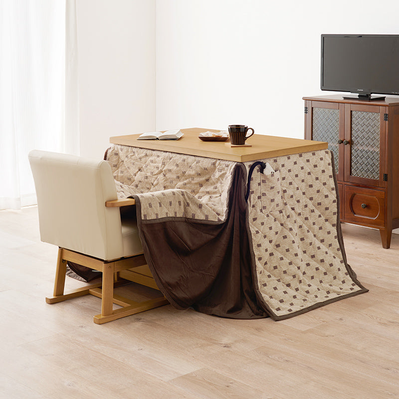 希少　天然木　高級こたつセット　カリモク　　ヒーター新品 カリモク家具 カリモク こたつ コタツ 長方形 120cm 105cm 135cm