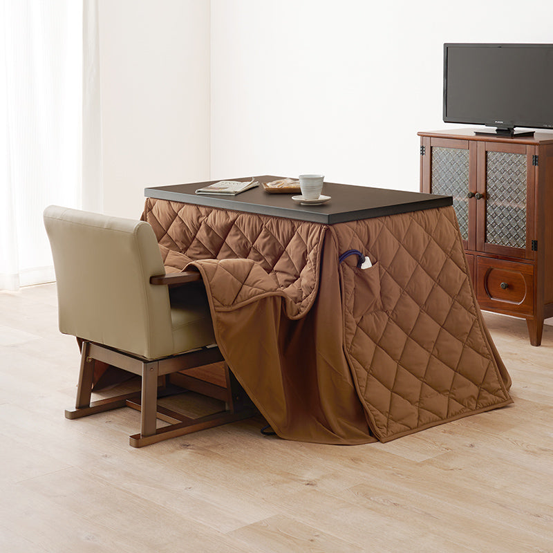 大幅値下げ！こたつ 楽天市場】こたつ デスクこたつ こたつ布団 2点セット 高さ3段階