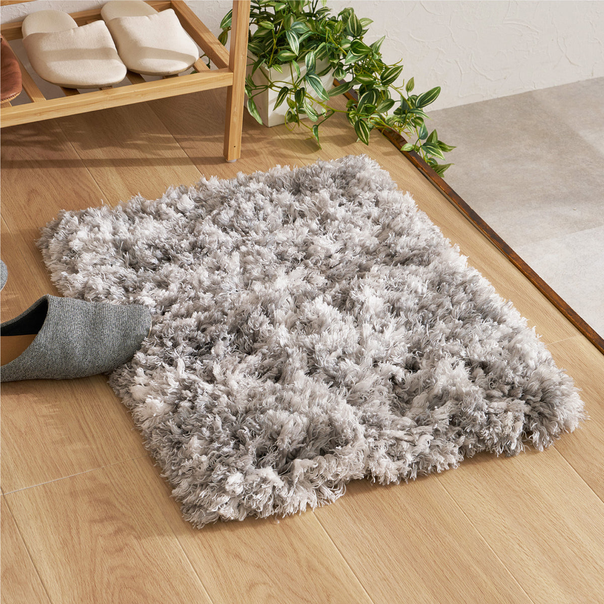 【新商品】[40×60] 洗える 玄関マット シャギーマット リレイア