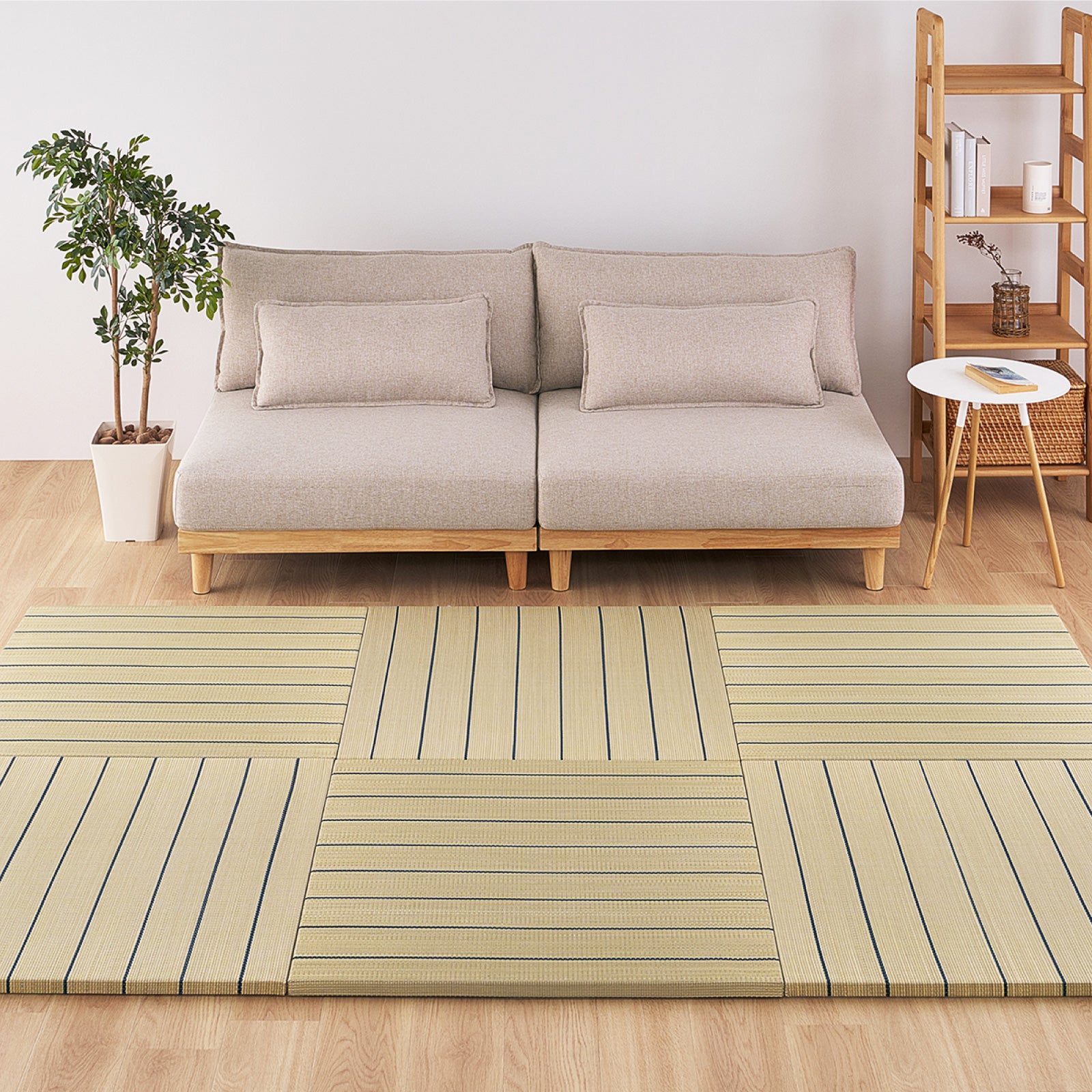 い草 置き畳 82×82×2.5cm イ草 PP 半畳 まとめ買い ふちなし 縁なし