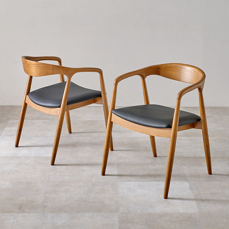 無垢材ダイニングチェア 完成品 [2脚セット] | おしゃれな家具