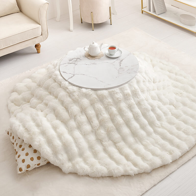 [直径68][単品/セット] 円形こたつ Aina+Luna/moku moku/メレンゲ