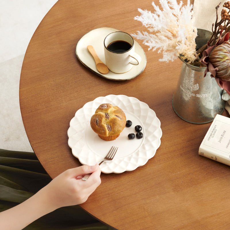 円形ダイニングテーブル カフェテーブル [直径90] Emma