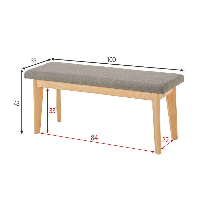 4人用ダイニングセット [幅120] (斜め脚テーブル+ハイバックチェア2脚+