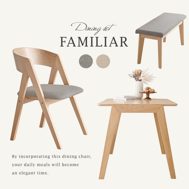 【引取】ダイニングテーブルセット　４人掛け　テーブル1台、チェア2脚、ベンチ 幅135] ダイニングテーブルセット 4点セット 4人掛け ダイニング