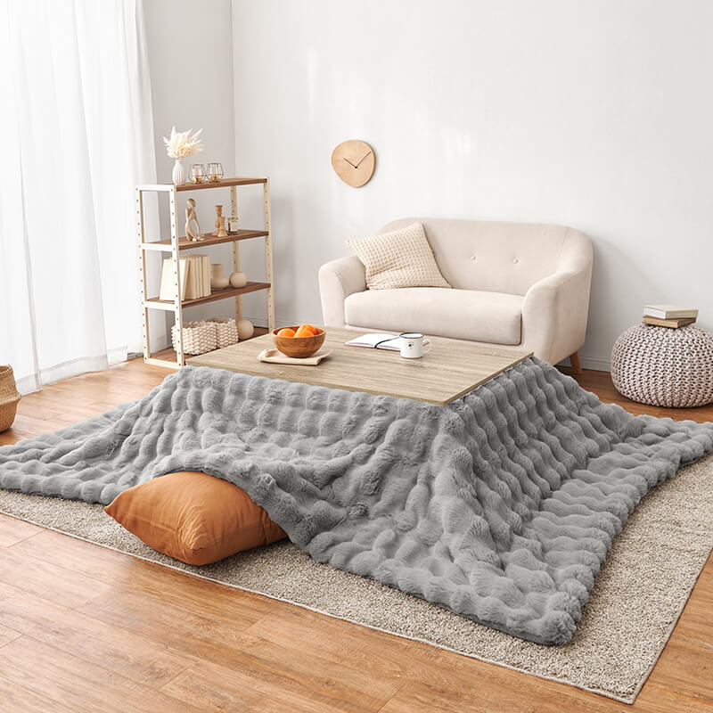 [幅105][単品/セット] 折りたたみ長方形こたつ Cube+Luna/POKA/メレンゲ