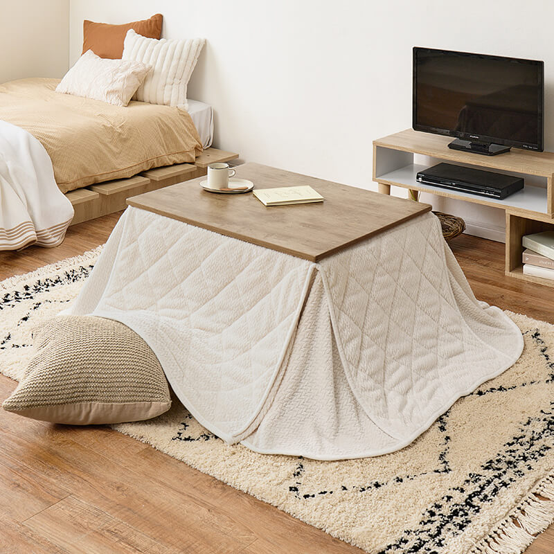 [幅75][単品/セット] 古木調こたつ 高さ2段階調節可能  Altena+POKA