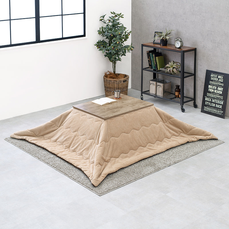 [幅75][単品/セット] 古木調こたつ 高さ2段階調節可能 Altena+Bique/Snow