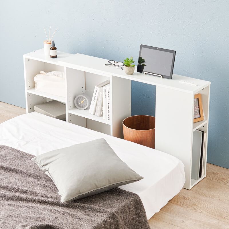 後付けヘッドボード コンセント付き [幅98-163cm][S-Q対応