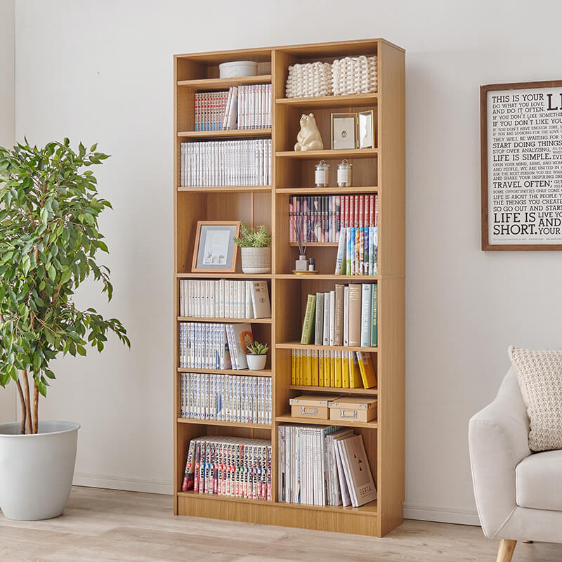 本棚★お気に入りの漫画本/文庫本が主役になる収納棚★職人が作る天然木家具 本棚☆お気に入りの漫画本/文庫本が主役になる収納棚☆職人が作る天然