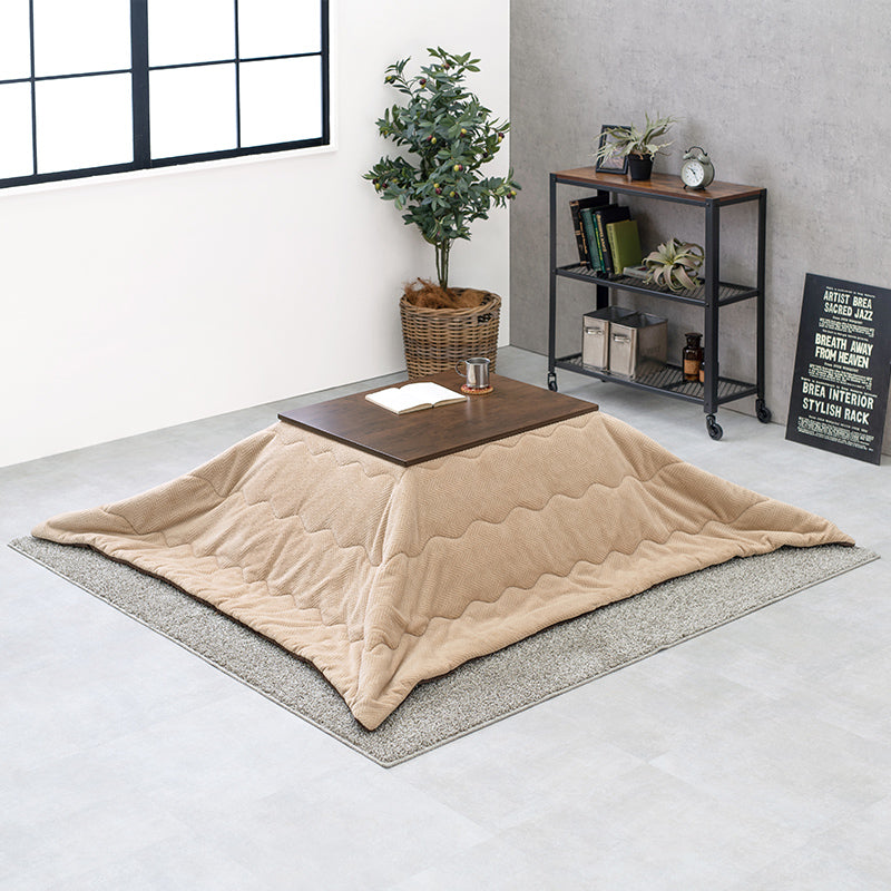 [幅75][単品/セット] 古木調こたつ 高さ2段階調節可能 Altena+Bique/Snow