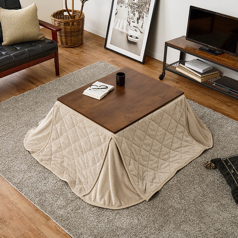 [幅75][単品/セット] 古木調こたつ 高さ2段階調節可能  Altena+POKA