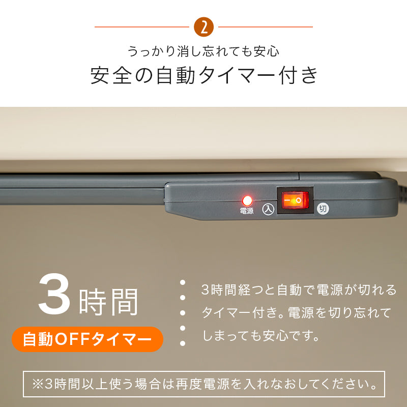 [単品/セット] 薄型デスクヒーター