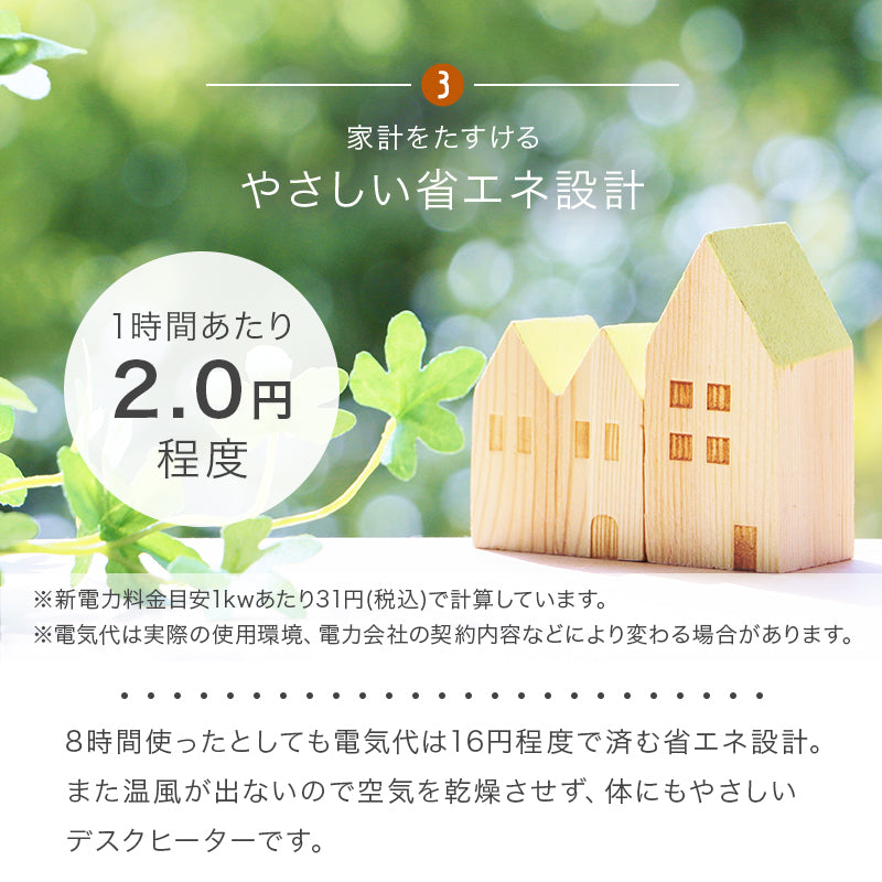 [単品/セット] 薄型デスクヒーター