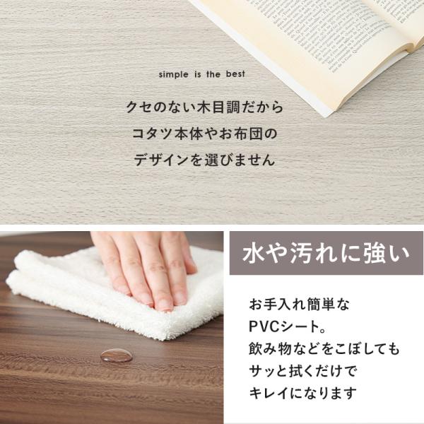 こたつ天板のみ 円形 直径80cm［リバーシブル天板］(こたつ台のみ テーブルのみ こたつ上のみ 天板単品 取替え天板 交換用 シンプル おしゃれ カジュアル 家具調 コタツテーブル天板)