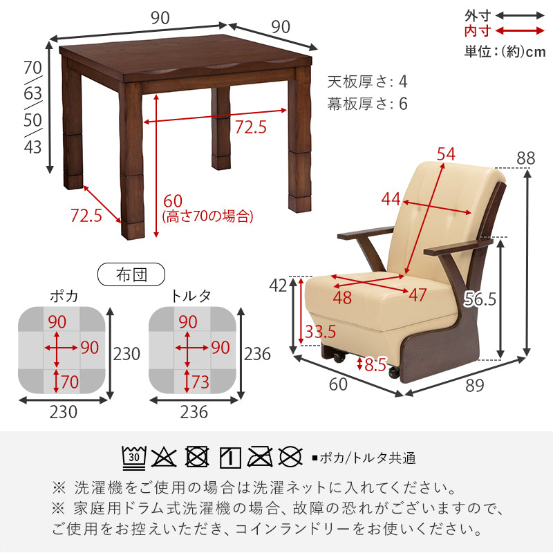 こたつテーブル　正方形　フレンチカントリー 楽天市場】カントリー こたつの通販