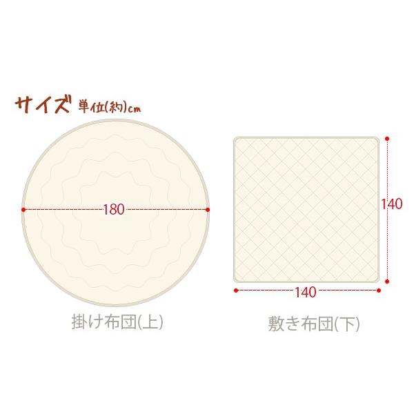 リバーシブル天板 円形こたつ3点セット（こたつ 直径80cm＆こたつ布団 掛け敷きセット）【Bell ベル】こたつ セット おしゃれ 円形 80 こたつテーブル 机 電気こたつ 丸 こたつ布団セット 家具調こたつ 洋風こたつ 北欧 シンプル 白 ホワイト アイボリー ブラウン ナチュラル