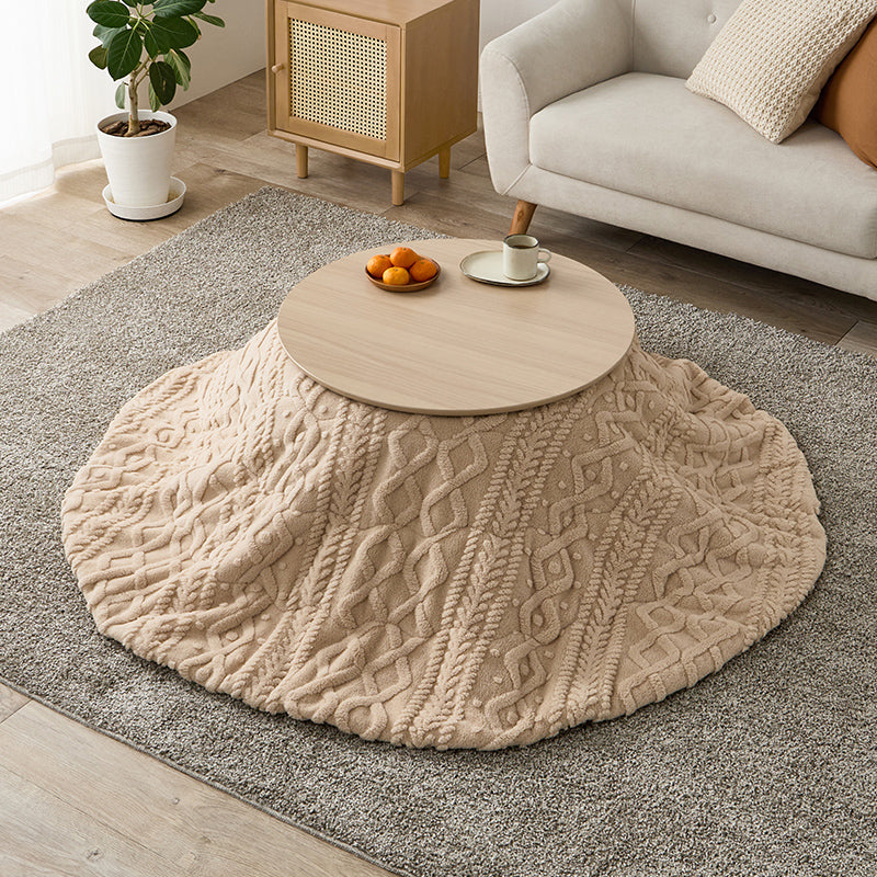 【新商品】[直径68][単品/セット] 折りたたみ円形こたつ Burana+Luna/moku moku/メレンゲ