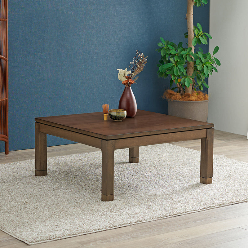 こたつテーブル 高さ2段階調節可能 正方形 [90×90×38][単品] 趣（ロー