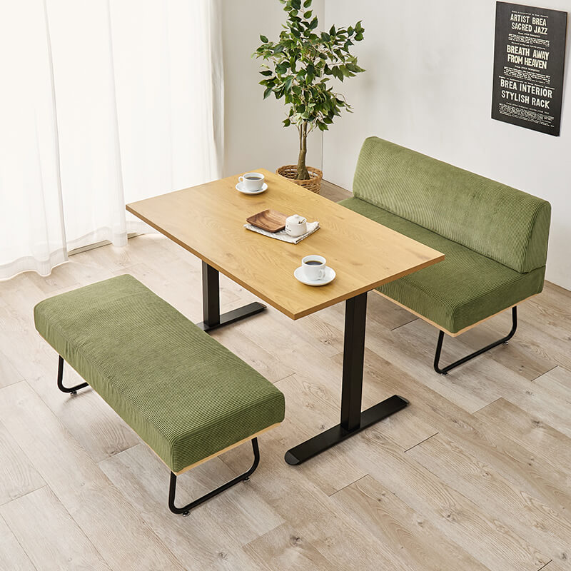 [幅110] 4人用ダイニングセット（テーブル+ソファ+ベンチ） Lloyd