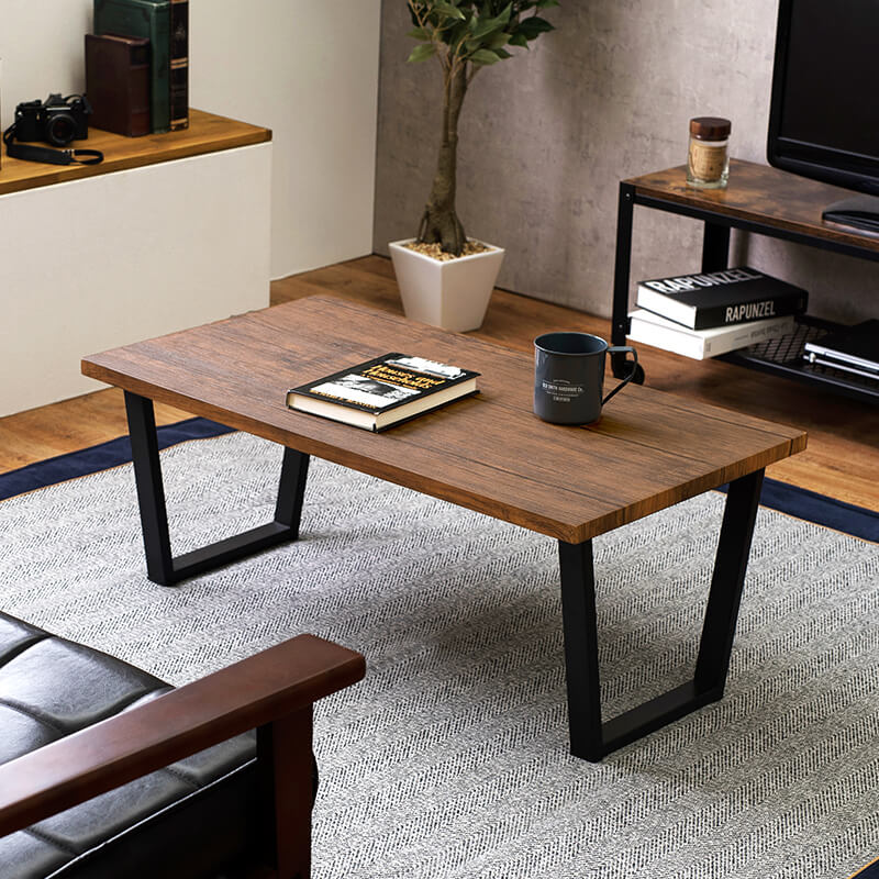 [幅90][台形脚/四角脚] デザインが選べるローテーブル LEG