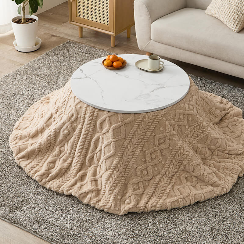 [直径68][単品/セット] 円形こたつ Aina+Luna/moku moku/メレンゲ