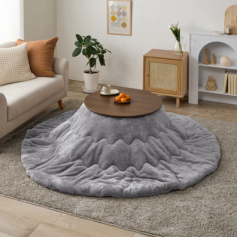 【新商品】[直径68][単品/セット] 折りたたみ円形こたつ Burana+Luna/moku moku/メレンゲ