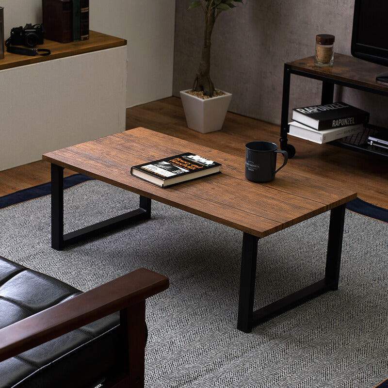 [幅90][台形脚/四角脚] デザインが選べるローテーブル LEG