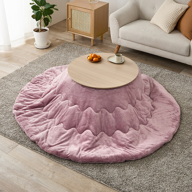 【新商品】[直径68][単品/セット] 折りたたみ円形こたつ Burana+Luna/moku moku/メレンゲ