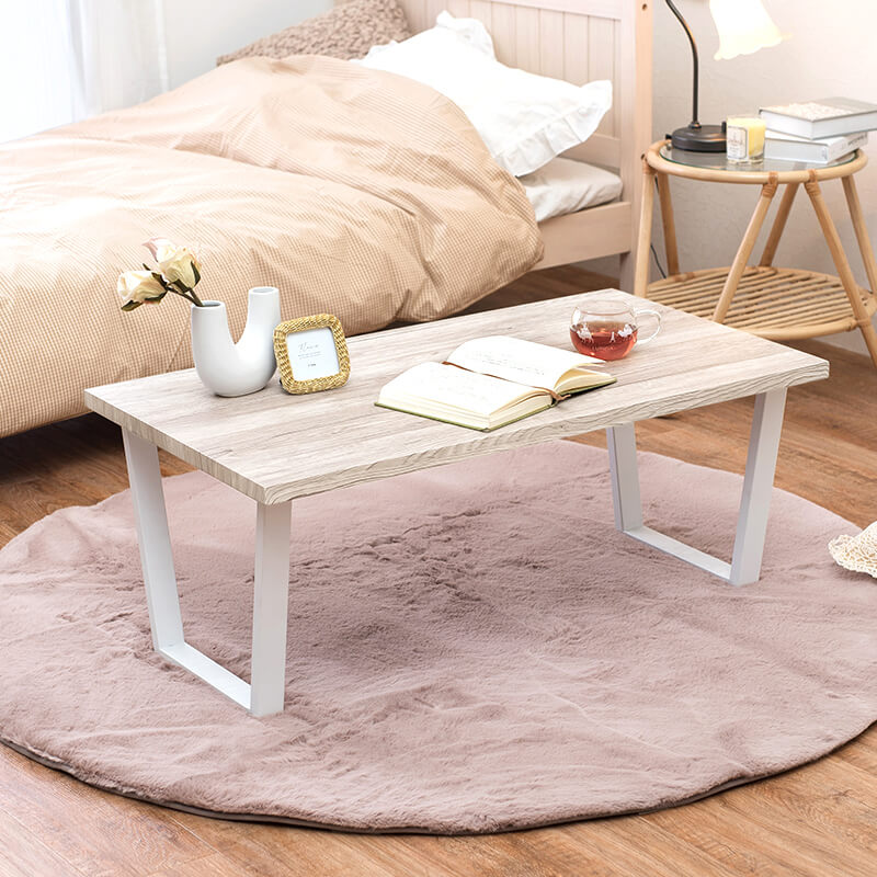 [幅90][台形脚/四角脚] デザインが選べるローテーブル LEG