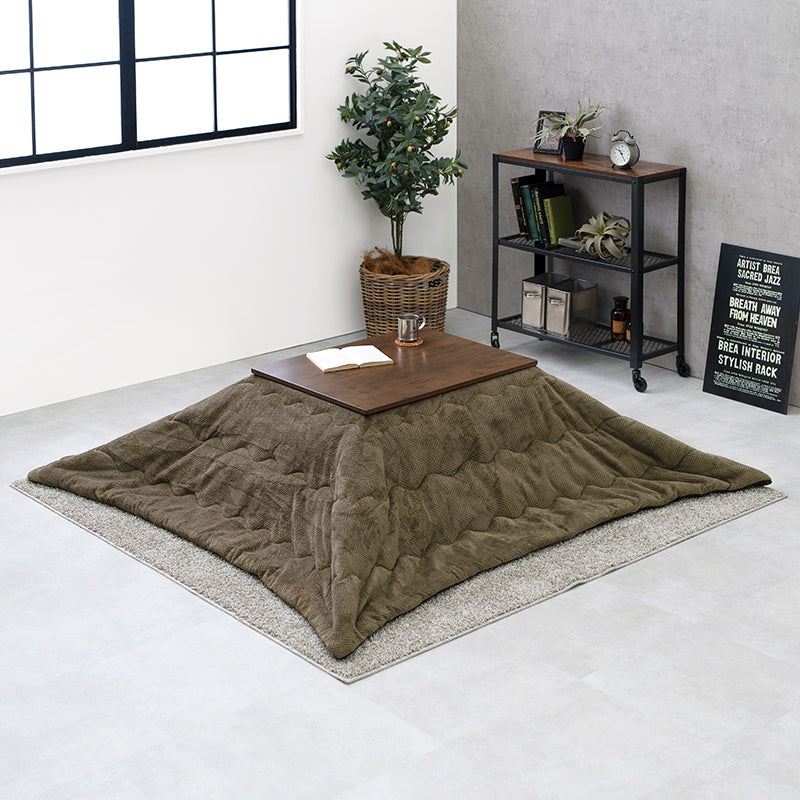 [幅75][単品/セット] 古木調こたつ 高さ2段階調節可能 Altena+Bique/Snow