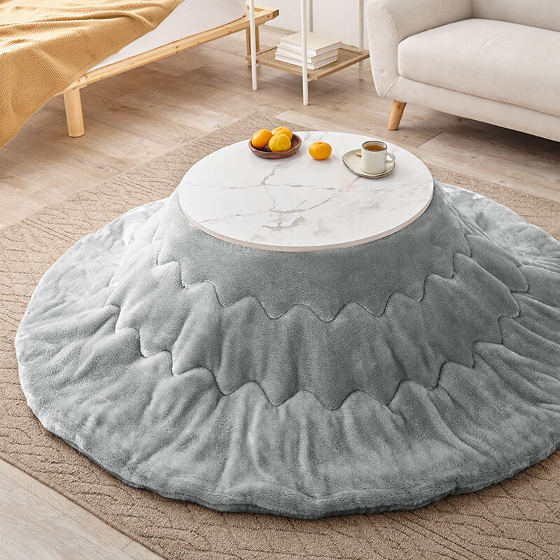 [直径68][単品/セット] 円形こたつ Aina+Luna/moku moku/メレンゲ