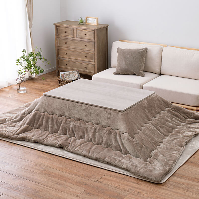 [幅105][単品/セット] 折りたたみ長方形こたつ Cube+Luna/POKA/メレンゲ