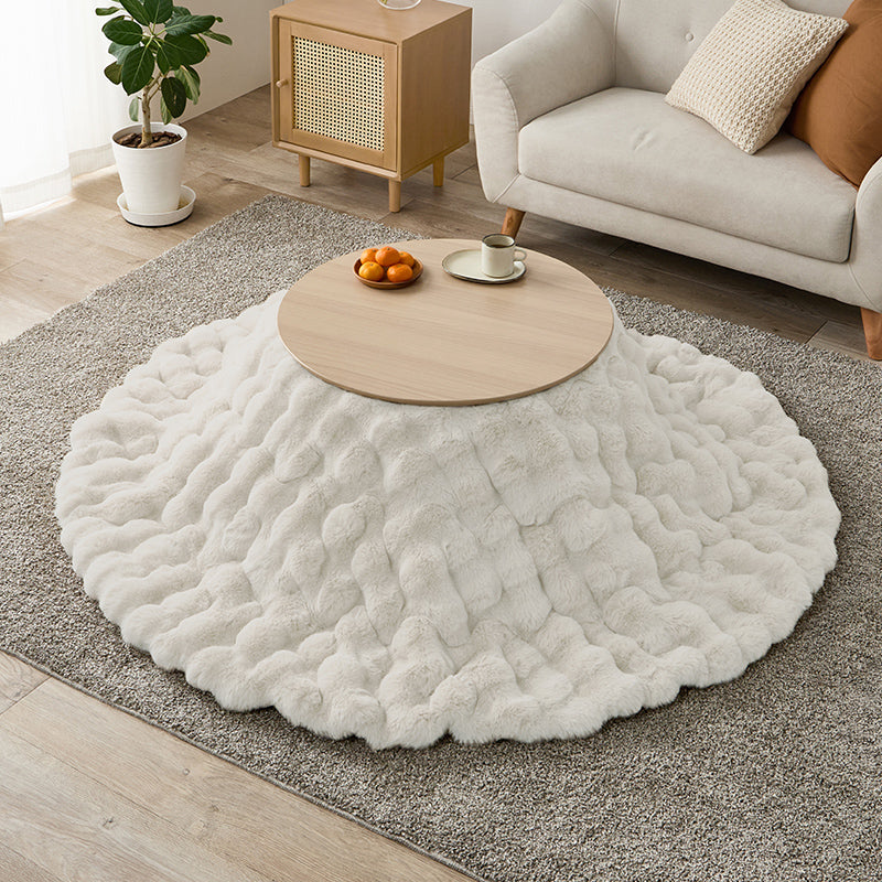 こたつ♡折りたたみこたつ♡円形♡低ホルム 直径68 cm♡ホワイト♡未使用♡ 折りたたみ円形こたつ [直径68][単品/セット] Burana+Luna/moku moku