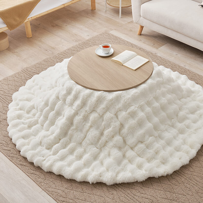 [直径68][単品/セット] 円形こたつ Aina+Luna/moku moku/メレンゲ