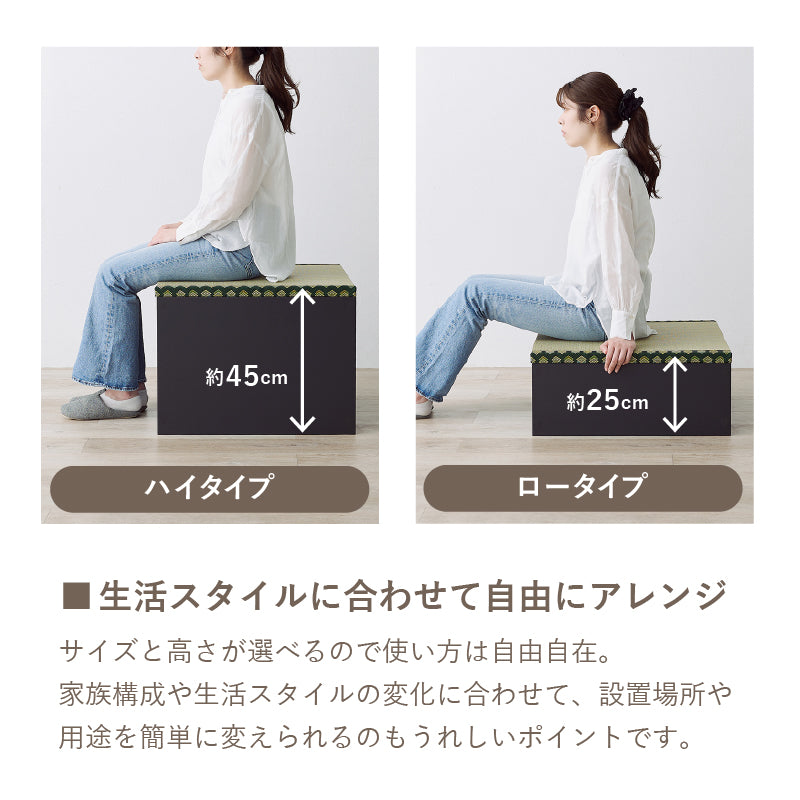 [4サイズ] 収納付き 小上がり畳 タタミ座