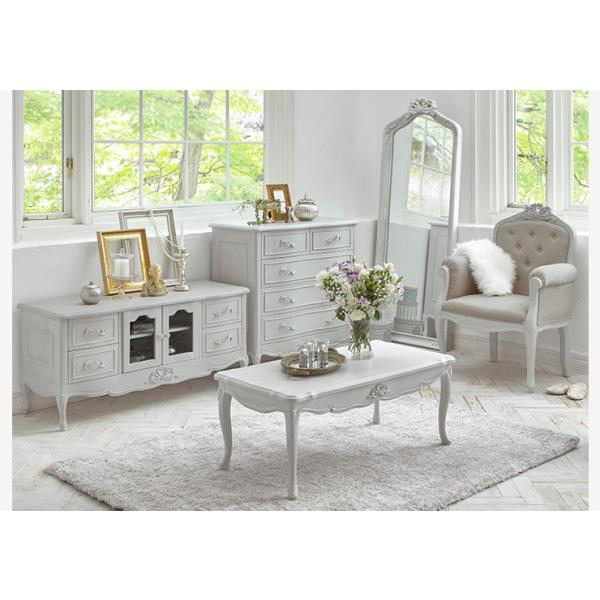 猫脚スツール シャビーシック [幅47] 完成品 Segreta | おしゃれな家具