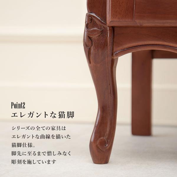 テレビボード クラシカル 猫脚 完成品 [幅139] Kitty Brown | テレビ台