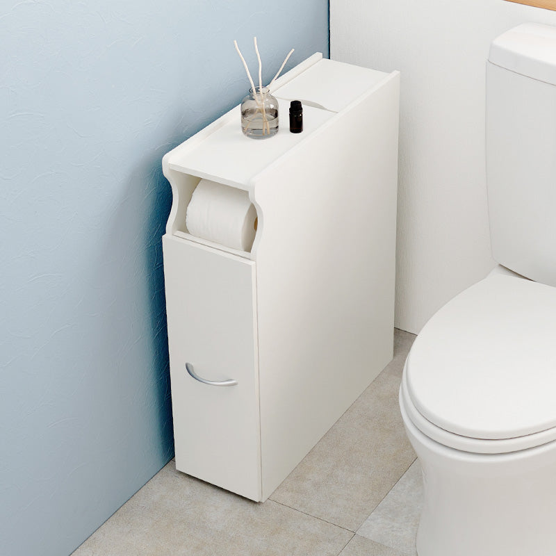 スリムトイレラック コストコ対応 流せるトイレブラシ収納可能 [幅19