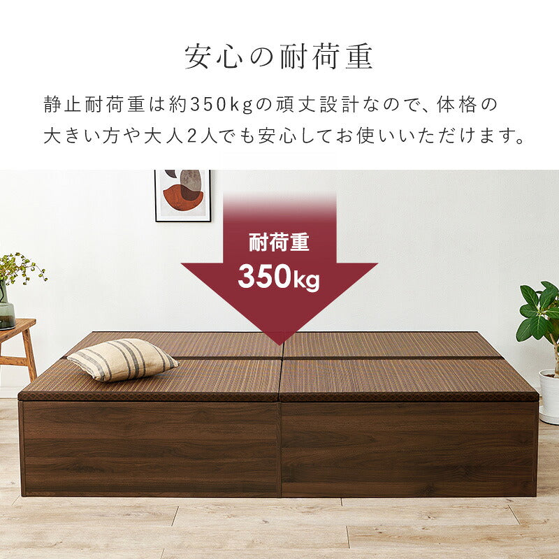 【新商品】[S/SD/D] 収納付き畳ベッド
