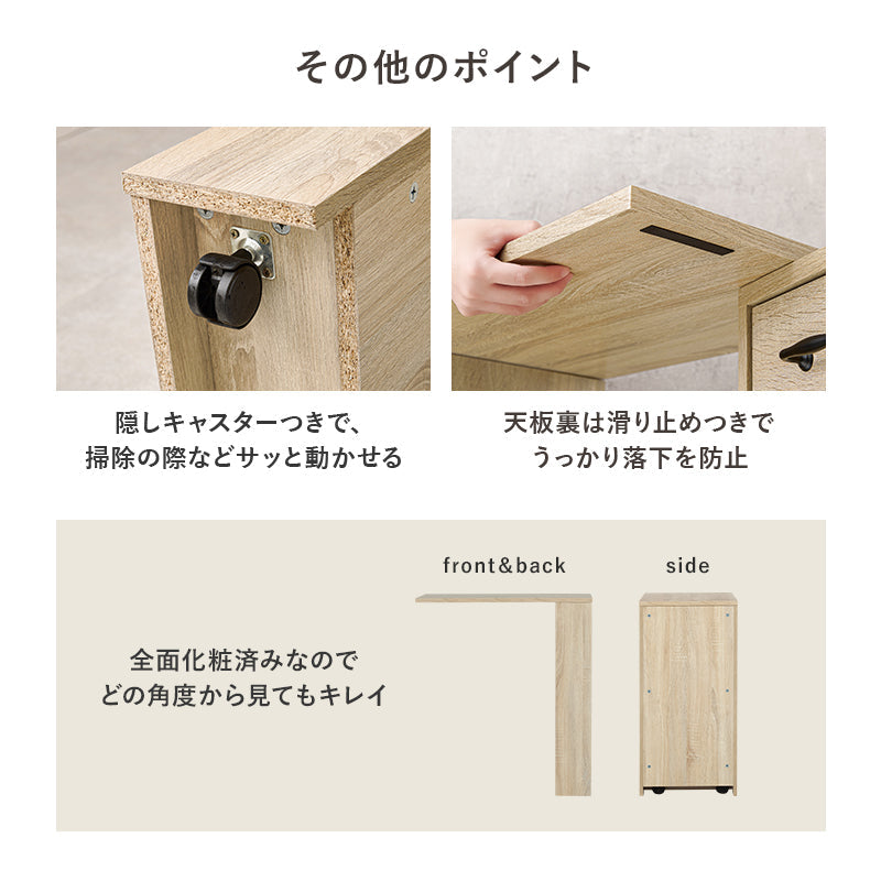 当店商品【MOMO】モモ 専用拡張テーブル(伸縮 ラック 拡張テーブル 作業台 キッチンカウンター 伸縮ラック キッチン台 キッチンラック スリム ラック 棚 白 キッチン 収納 引き出し キッチン収納ラック キッチン収納棚 食器棚 ロータイプ コンパクト 省スペース)