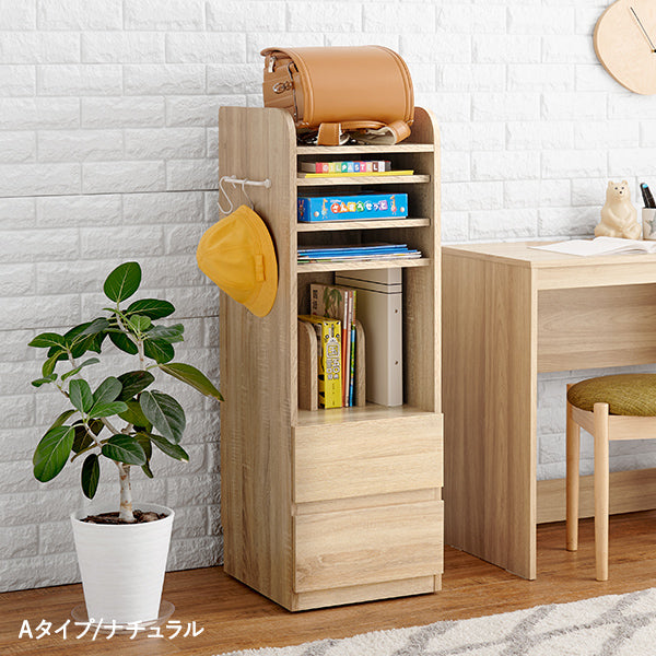美品☆ランドセルラックオフホワイト、隠しキャスター付き 木製ランドセルラック（オーク/ホワイト）隠しキャスター付き | 【公式