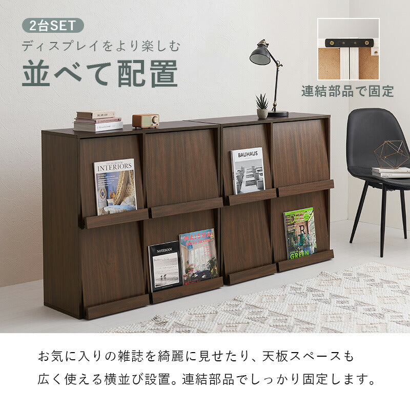 レトロ家具　収納 昭和レトロポップ グリーンの扉付きカラーボックス（収納棚） - [Sold