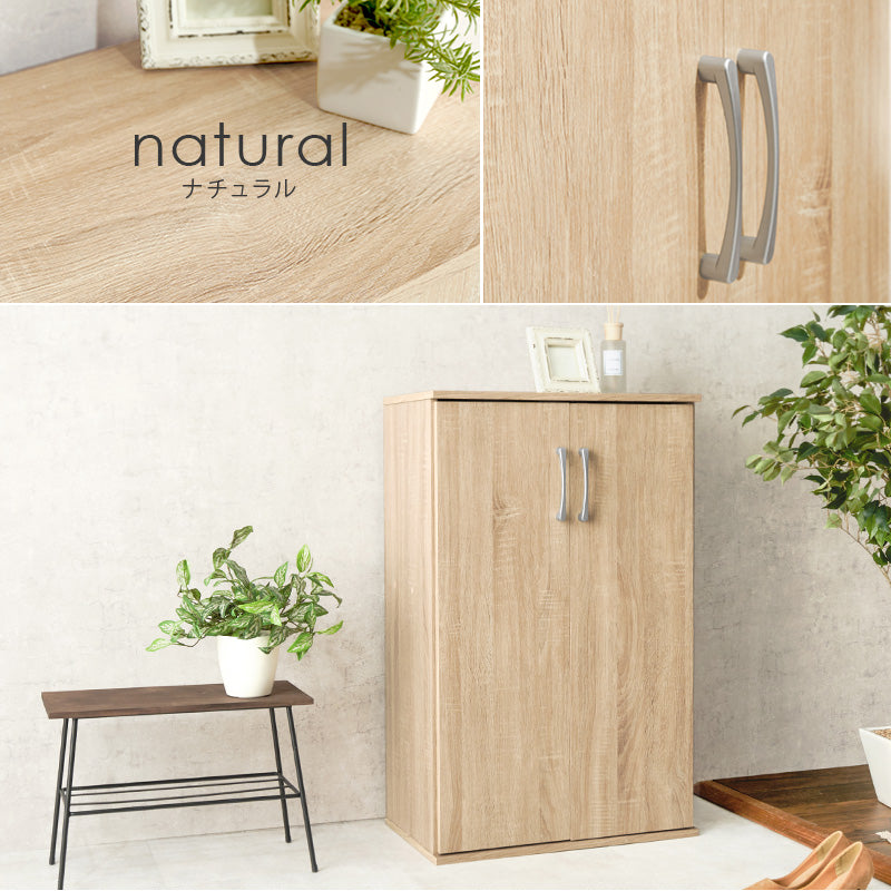 [幅60/89][単品/2点セット] シューズラック フラット扉タイプ