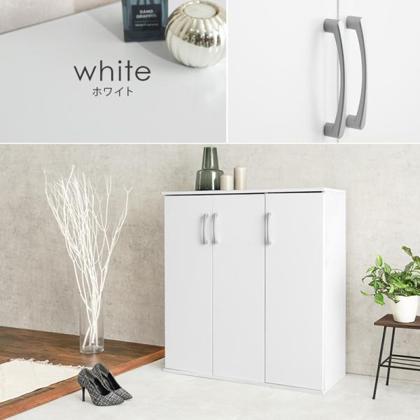 シューズラック フラット扉タイプ [2個セット][幅89