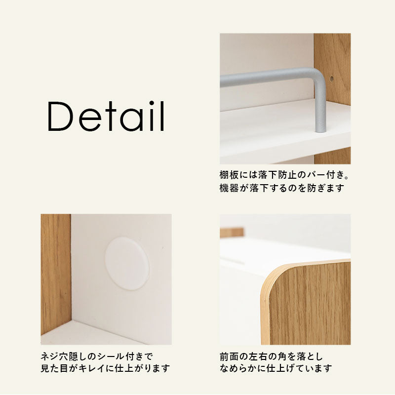 【2個セット】NATURE SUPPLIES 木製ケーブル収納ボックス ホワイト Amazon.com: NATURE SUPPLIES Set of 2, Wood Cable Management