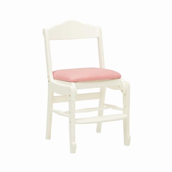 姫系チェア 高さ調節可能 完成品 Pretty [幅43] | おしゃれな家具